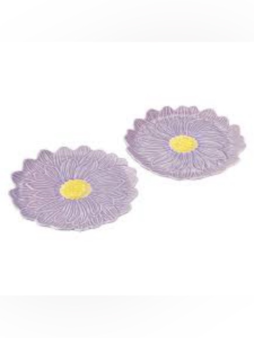 WHIMSICAL 
Crofton 12" Large Plates, Purple, 2pk